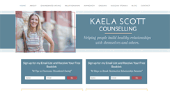 Desktop Screenshot of kaelascottcounselling.com
